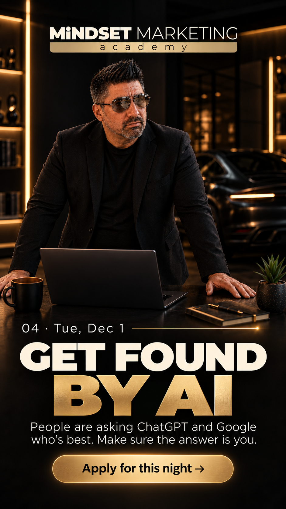 Mindset Marketing Academy, The Founders Series: Get Found by AI, hosted by Peter Anthony, AI Expert