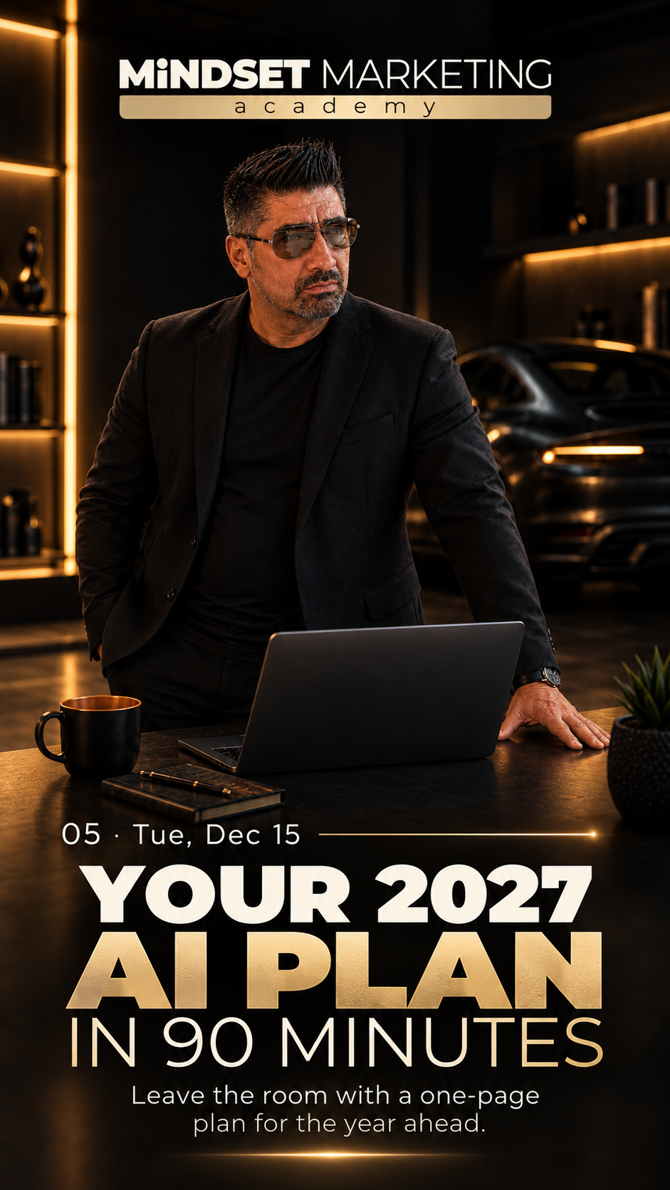 Mindset Marketing Academy, The Founders Series: Your 2027 AI Plan in 90 Minutes, hosted by Peter Anthony, AI Expert