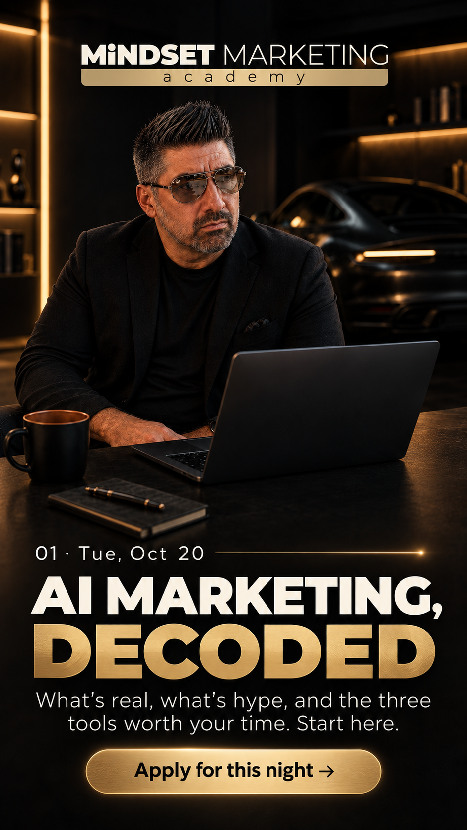 Mindset Marketing Academy, The Founders Series: AI Marketing, Decoded, hosted by Peter Anthony, AI Expert
